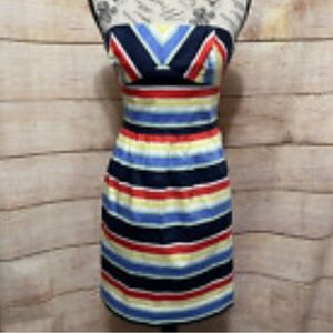 Vineyard Vine Stripped strapless dress size 2